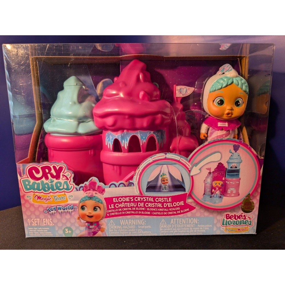 IMC Toys Cry Babies Magic Tears Icy World 1 Set Figure Castle And Accessories